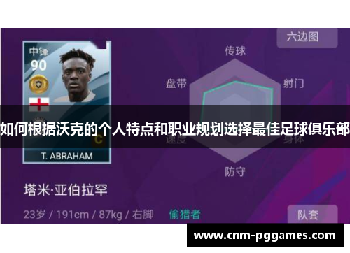 如何根据沃克的个人特点和职业规划选择最佳足球俱乐部